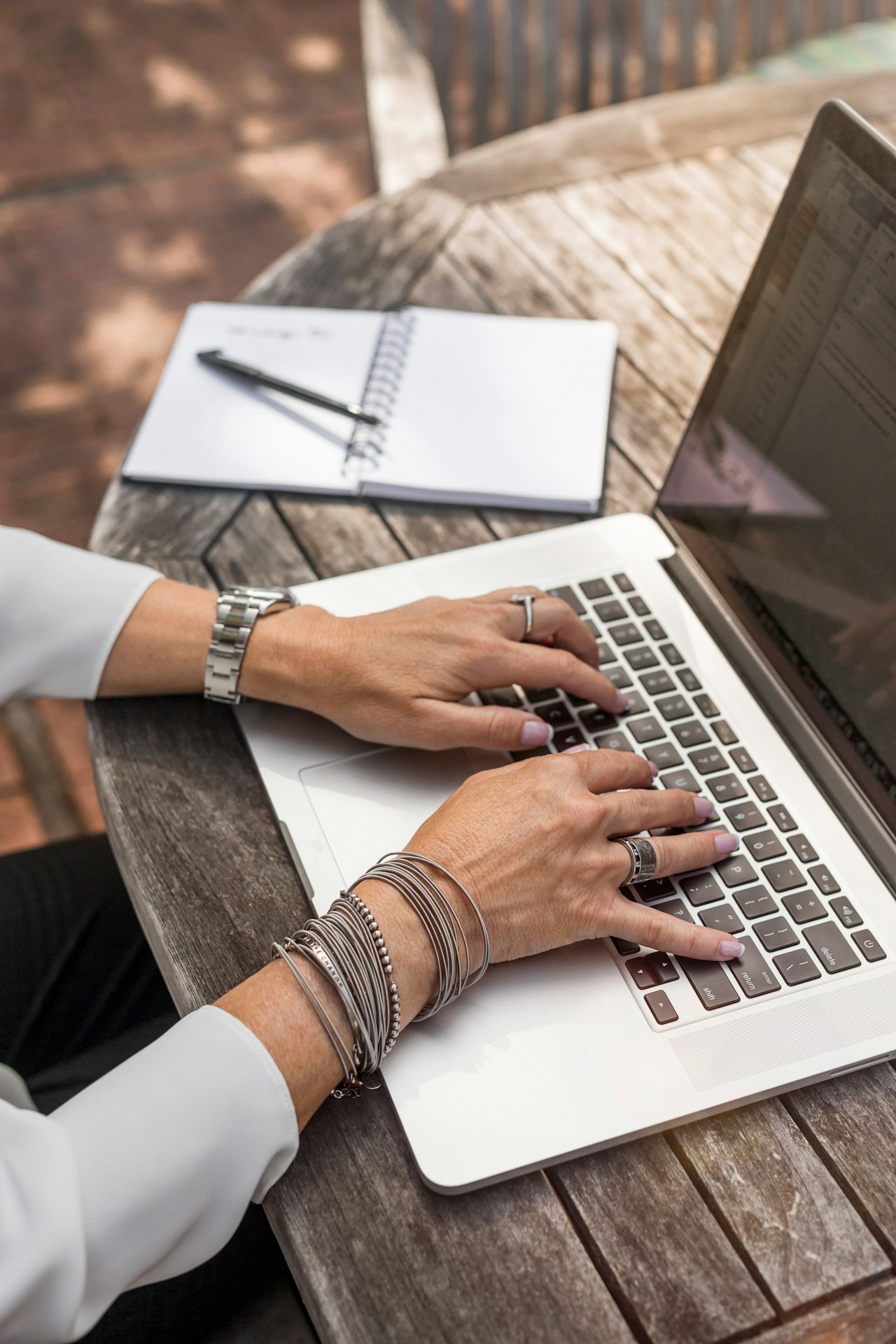 Reviewing GDPR compliance on a laptop